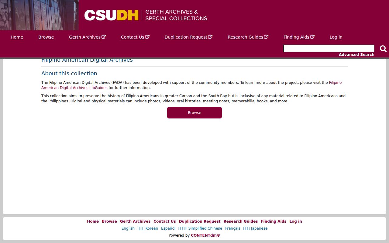 Carson city directory research in the Filipino American Digital Archives