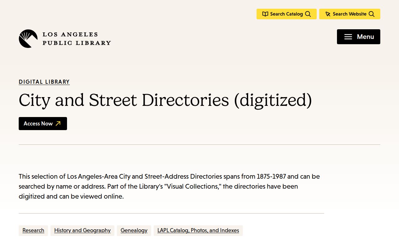 Carson residents directory historic city and street directories